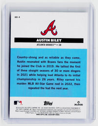 2025 Topps MLB All-Star Game Austin Riley Atlanta Braves HH-4 - back