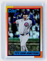 2025 Topps Update 1980 Topps Baseball Pete Crow-Armstrong U90-7 - front