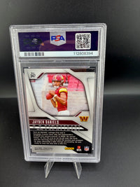 2024 Panini Prizm Jayden Daniels Rookie Card #347 PSA 9 - back