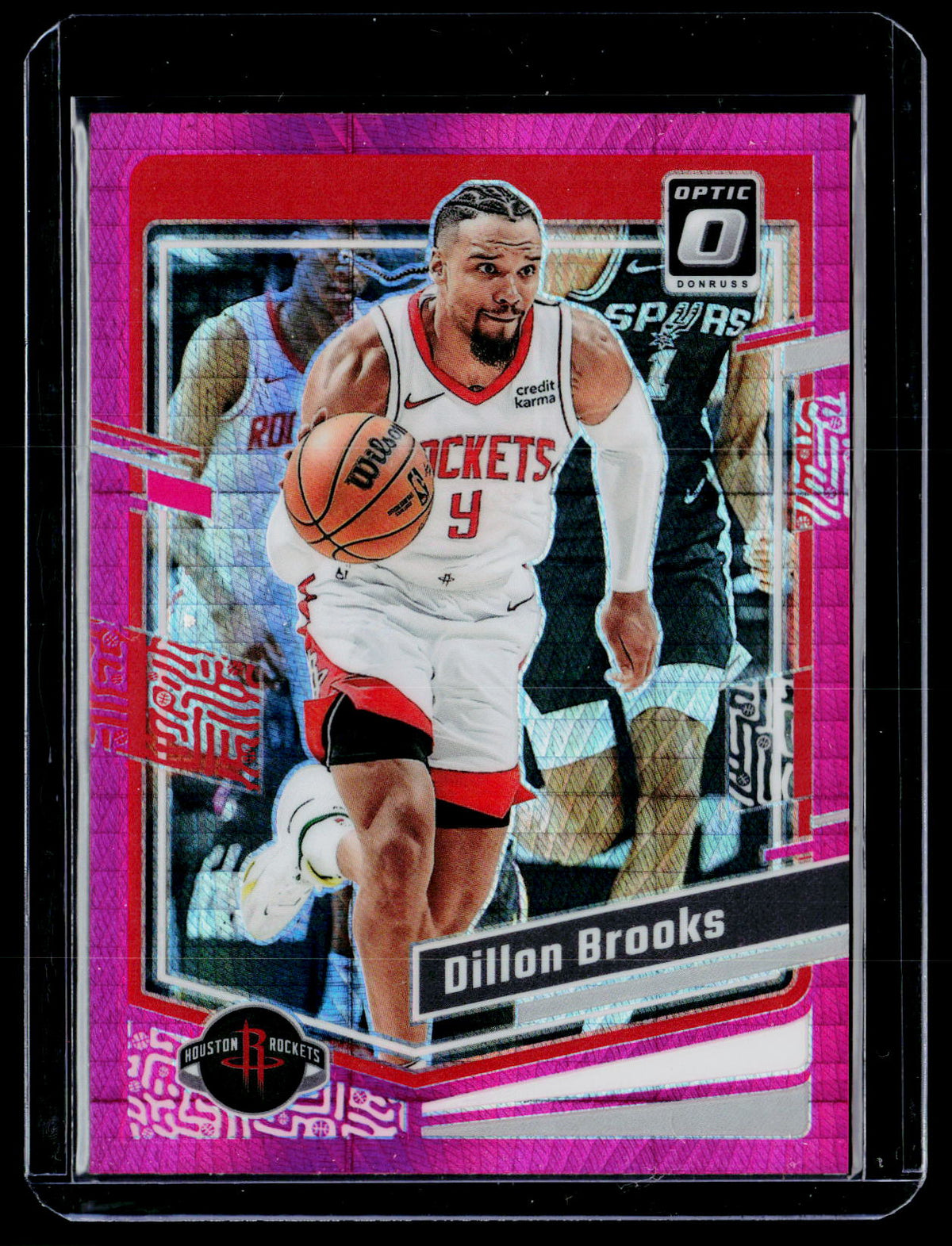 2023-24 Panini Donruss Optic Basketball Dillon Brooks #82 Houston Rockets - front