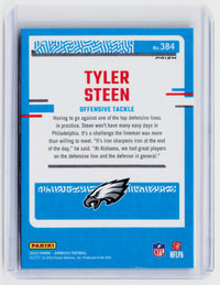 2023 Panini Donruss Optic Rated Rookie Tyler Steen #384 Philadelphia Eagles - back