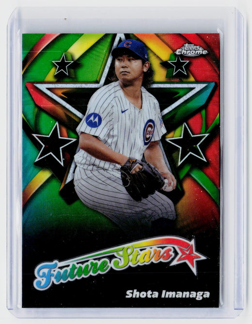 2025 Topps Chrome Future Stars FS-5 Shota Imanaga Chicago Cubs - front