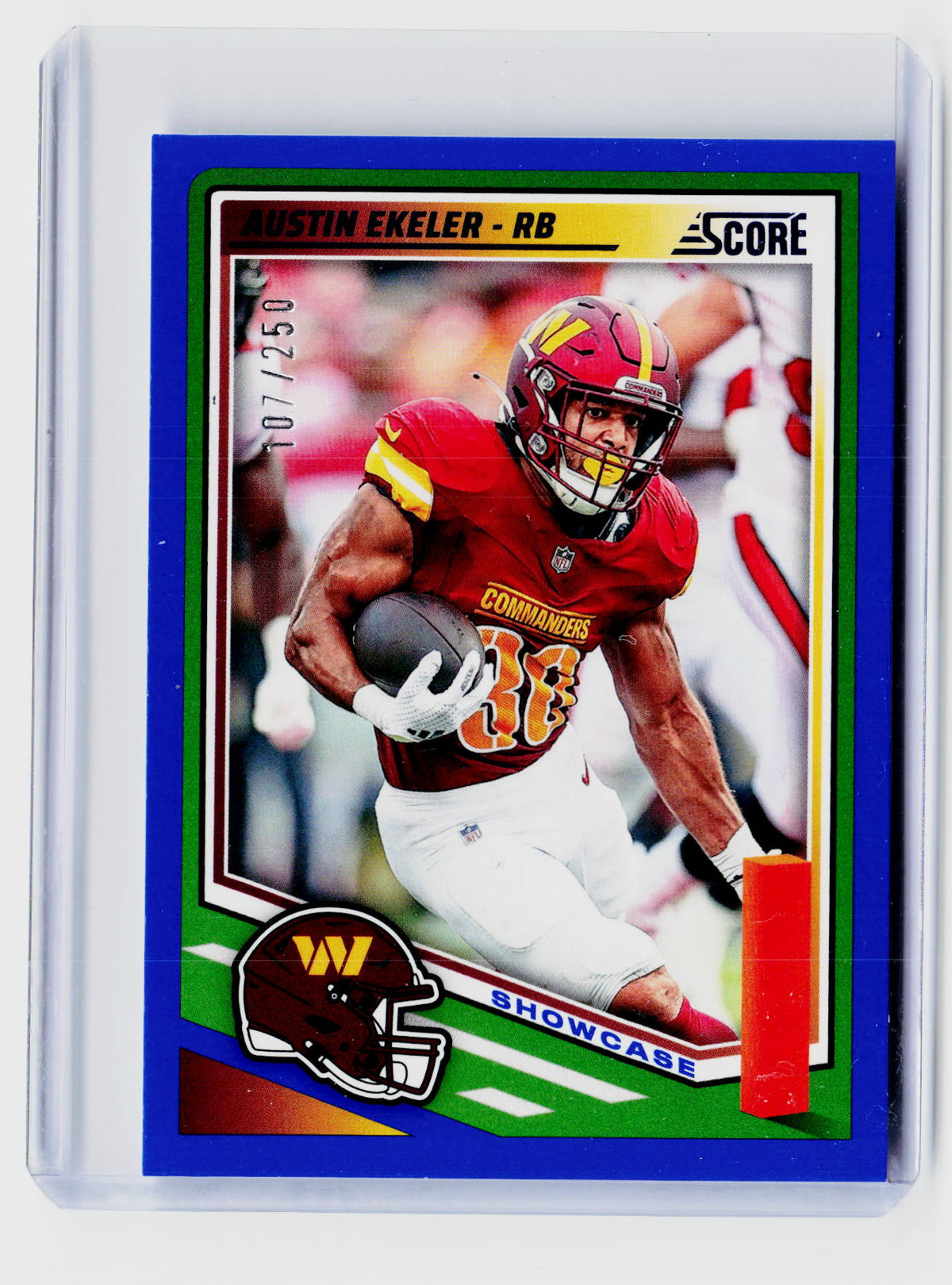 2025 Panini Score Football Showcase Austin Ekeler #203 /250 - front