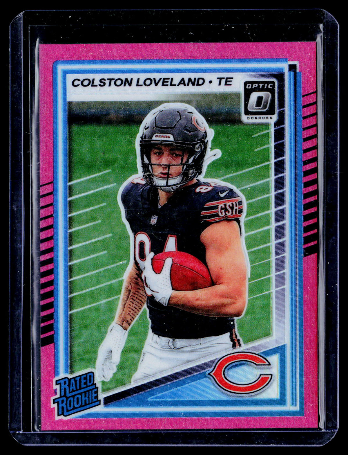 2025 Panini Donruss Optic Football Colston Loveland Rated Rookie #204 Chicago Bears - front