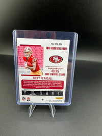 2024 Panini Contenders Rookie Ticket Swatches Ricky Pearsall RC #RTS-RPL Variation - back