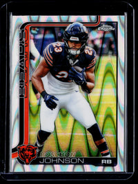 2025 Topps Chrome Roschon Johnson #55 Chicago Bears - front