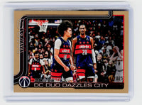 2025 Topps Flagship DC Above All: DC Duo Dazzles City #285 Washington Wizards - front