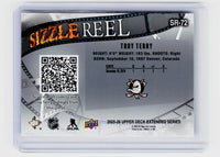 2025-26 Upper Deck Extended Series Sizzle Reel #SR-72 Troy Terry Anaheim Ducks - back