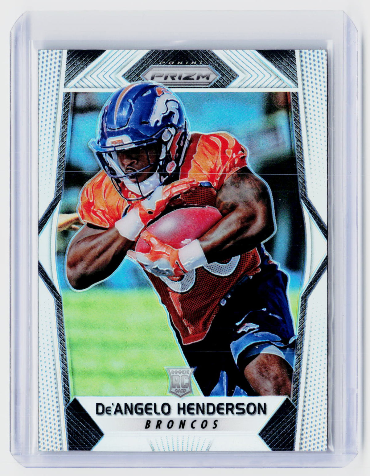 2017 Panini Prizm Football De'Angelo Henderson Rookie Card #210 Denver Broncos - front