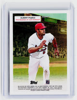 2025 Topps Chrome 1955 Topps Dual Heroes Stan Musial / Albert Pujols #55DH-6 - back