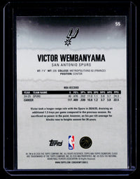 2026 Topps Signature Class Rookie Pick Victor Wembanyama Pink /250 - back