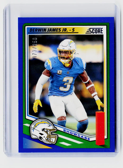2025 Panini Score Football Derwin James Jr. #214 Showcase /250 - front