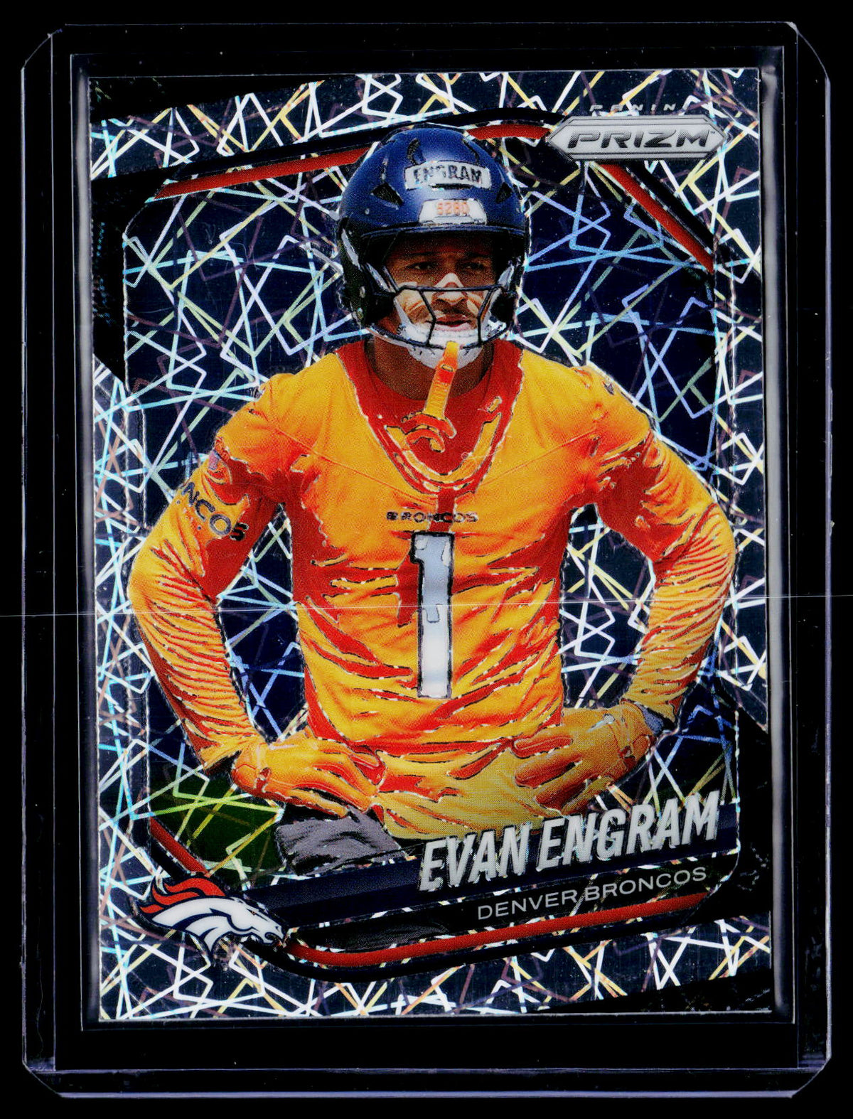 2025 Panini Prizm Football Evan Engram Denver Broncos #277 - front