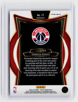 2024-25 Panini Select Basketball Jordan Poole Concourse #17 Washington Wizards - back
