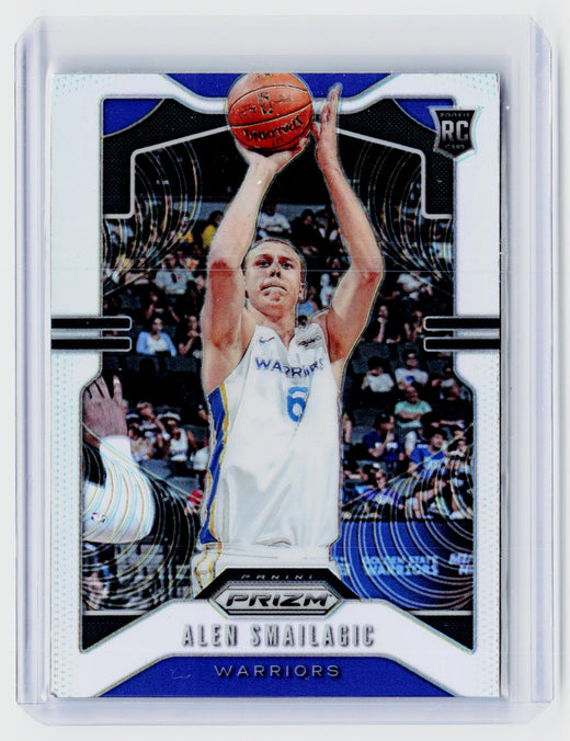 2019-20 Panini Prizm Alen Smailagic Rookie Card #299 Golden State Warriors - front