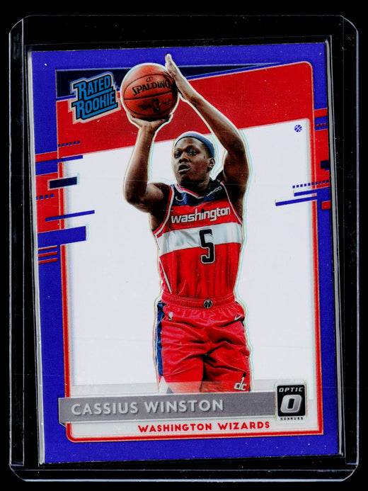 2020-21 Panini Donruss Optic Rated Rookie Cassius Winston #198 - front