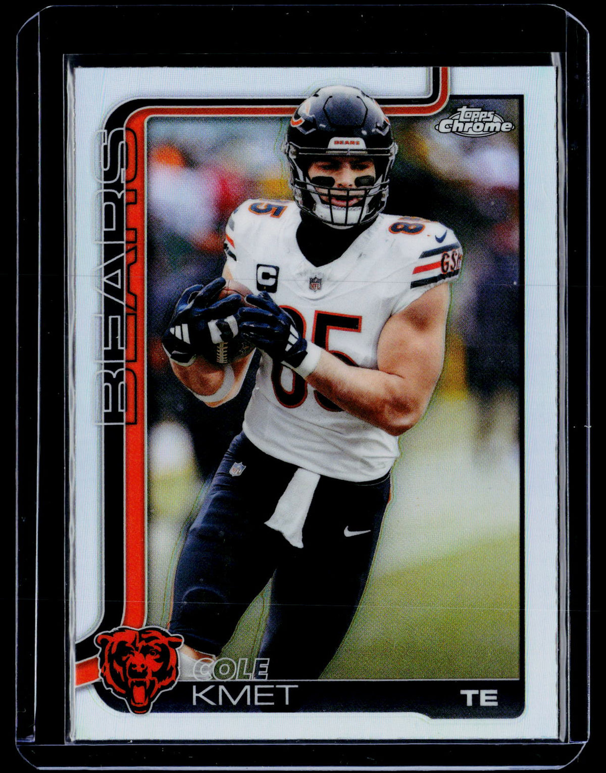 2025 Topps Chrome Refractor Cole Kmet #51 Chicago Bears - front
