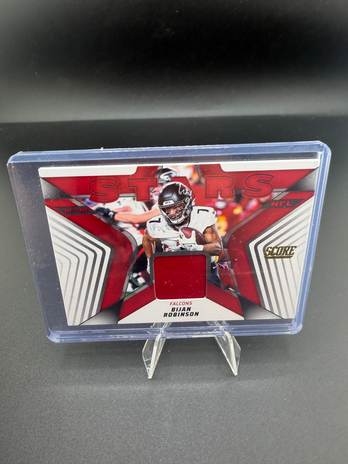 2025 Panini Score Next Jersey Bijan Robinson SNJ-BRN Atlanta Falcons - front