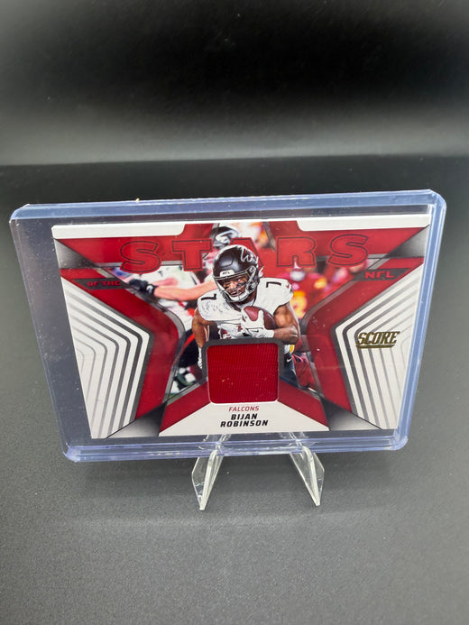 2025 Panini Score Next Jersey Bijan Robinson SNJ-BRN Atlanta Falcons - front