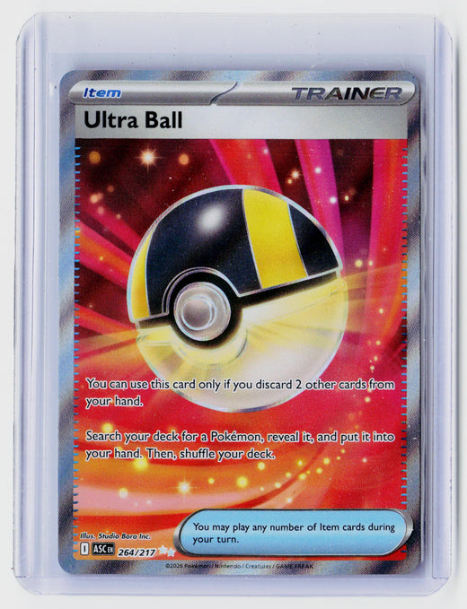 2025 Pokémon Destined Rivals Ultra Ball Hyper Rare 264/217 - front