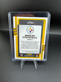 2025 Panini Donruss Threads Minkah Fitzpatrick Memorabilia Card DTH-MFS - back