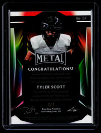 2023 Leaf Metal Tyler Scott Rookie Autograph 1/1 #BA-TS4 - back