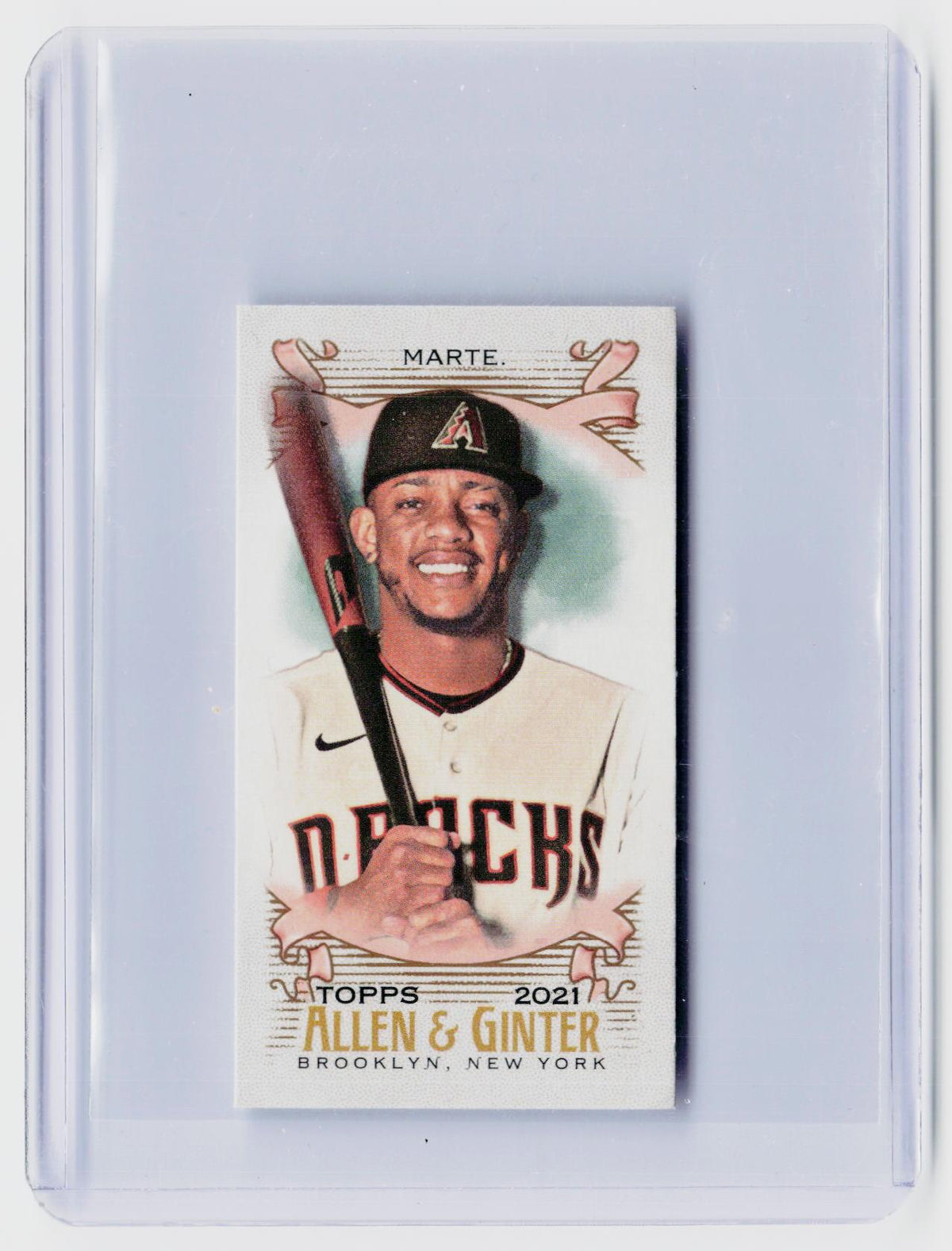 2021 Topps Allen & Ginter Ketel Marte #58 Arizona Diamondbacks - front