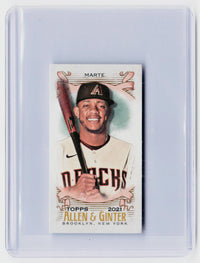 2021 Topps Allen & Ginter Ketel Marte #58 Arizona Diamondbacks - front