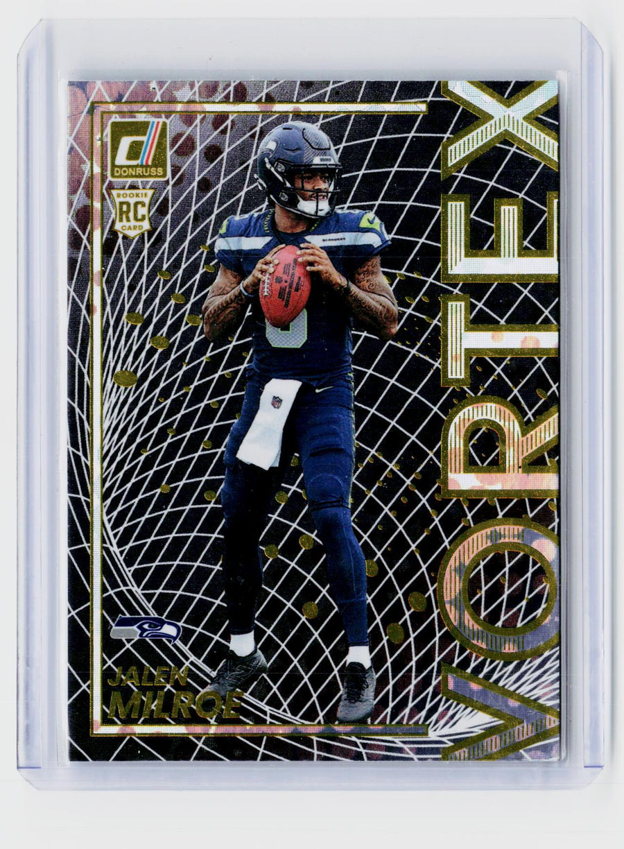 2025 Panini Donruss The Rookies Jalen Milroe #12 Seattle Seahawks RC - front