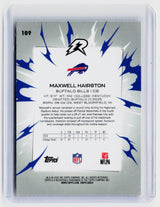 2025 Topps Ripped Football Maxwell Hairston RC #109 Buffalo Bills - back