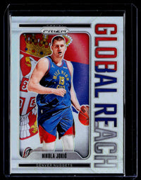 2024-25 Panini Prizm Global Reach #2 Nikola Jokic Denver Nuggets - front