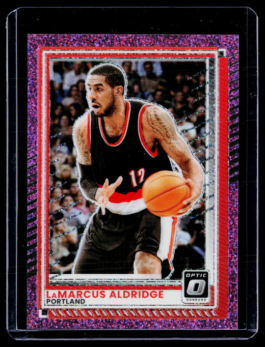 2025-26 Panini Donruss Optic LaMarcus Aldridge Pink Glitter #163 094/275 - front
