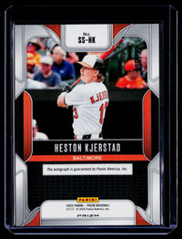2025 Panini Prizm Sensational Signatures Heston Kjerstad Auto /99 - back