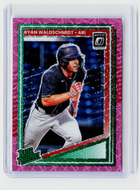 2025 Panini Donruss Optic Rated Prospect Ryan Waldschmidt #169 Pink Velocity /79 - front