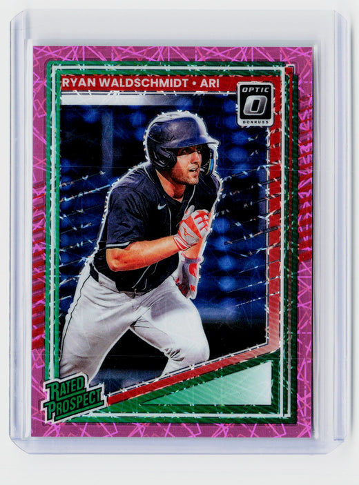 2025 Panini Donruss Optic Rated Prospect Ryan Waldschmidt #169 Pink Velocity /79 - front