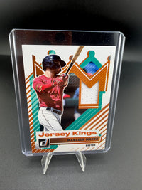 2025 Panini Donruss Jersey Kings Marcelo Mayer Boston Red Sox Memorabilia Card JK-MM - front