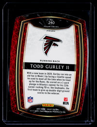 2020 Panini Select Football Club Level Prizm #240 Todd Gurley II Falcons - back