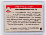 2025 Topps Chrome 1955 World Series Pee Wee Reese #55WS-2 Brooklyn Dodgers - back