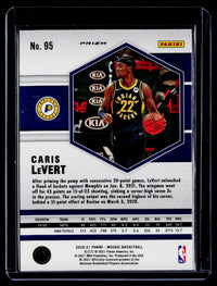 2020-21 Panini Mosaic Basketball Caris LeVert Silver #95 - back
