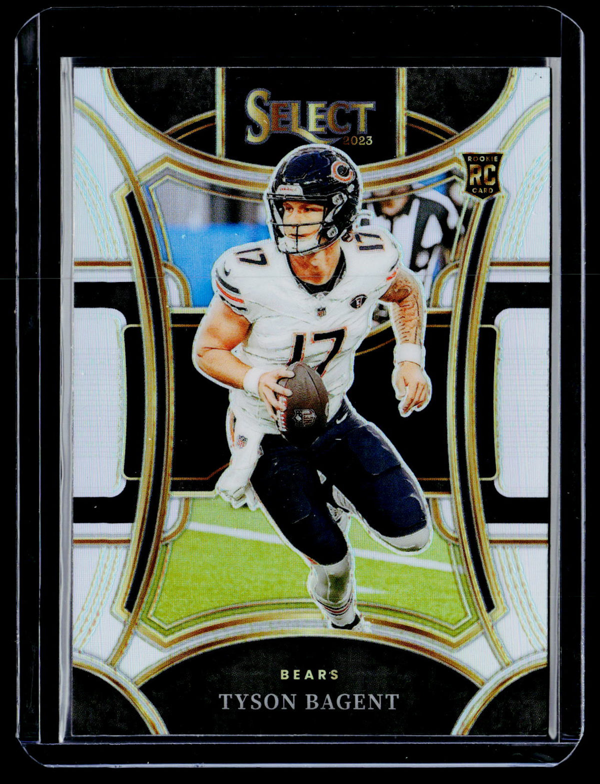 2023 Panini Select Football Tyson Bagent #416 Suite Level Prizm Rookie Bears - front