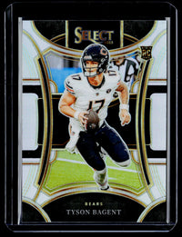 2023 Panini Select Football Tyson Bagent #416 Suite Level Prizm Rookie Bears - front