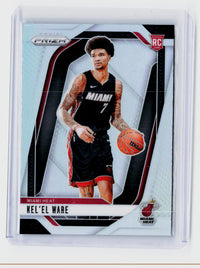 2024-25 Panini Prizm Kel'el Ware #248 Miami Heat Rookie Card - front