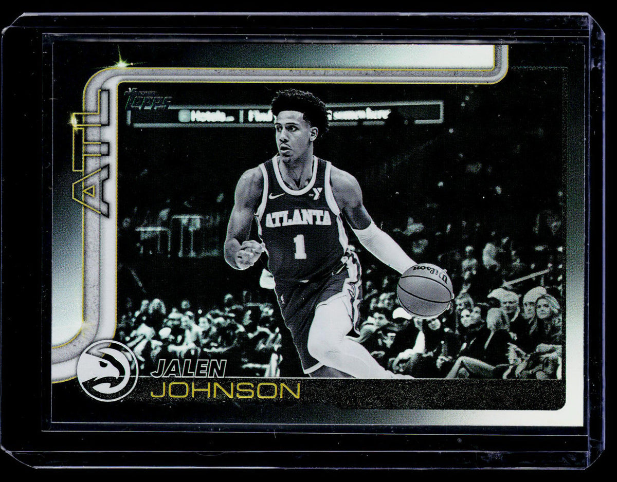2025 Topps Basketball Jalen Johnson #65 Atlanta Hawks - front