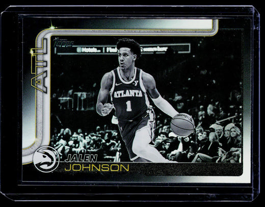 2025 Topps Basketball Jalen Johnson #65 Atlanta Hawks - front