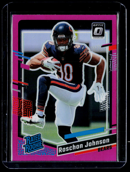 2023 Panini Donruss Optic Rated Rookies Roschon Johnson #314 Chicago Bears - front