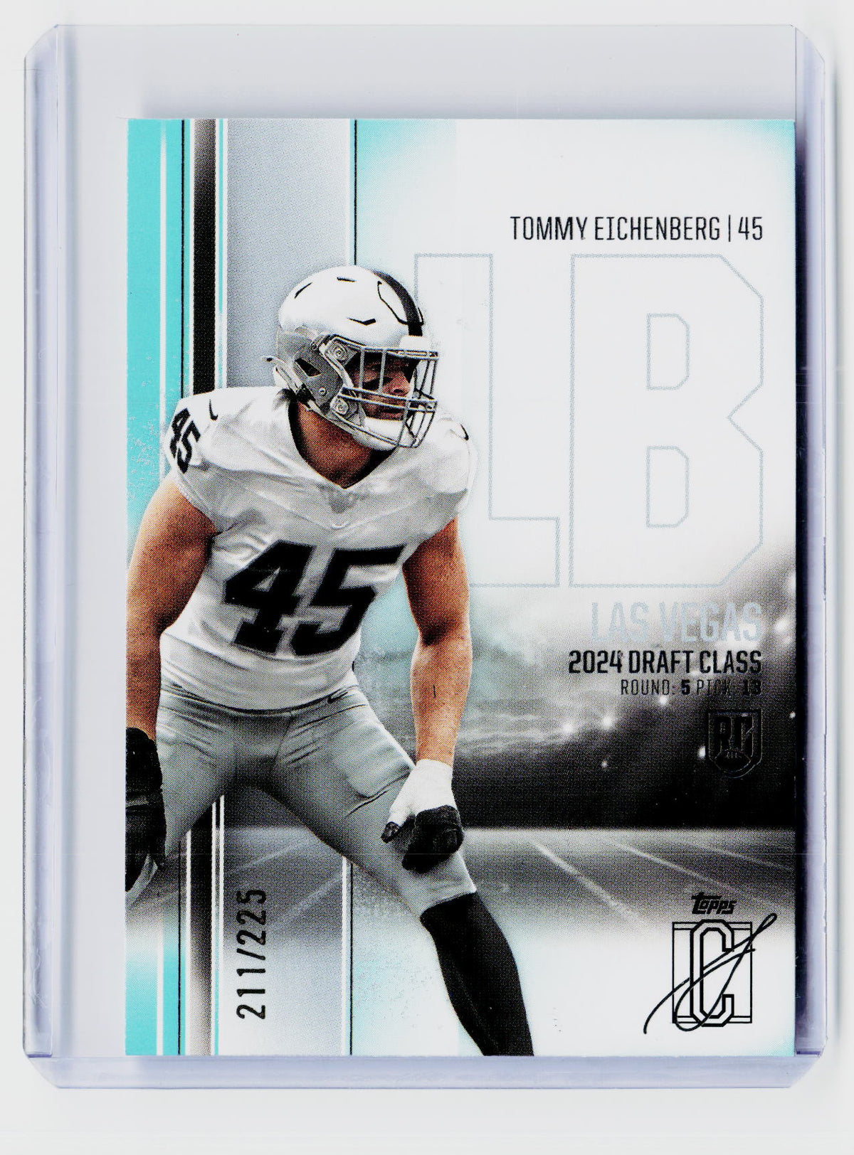 2024 Topps Composite Football 2024 Draft Class Tommy Eichenberg Rookie #130 21/225 - front
