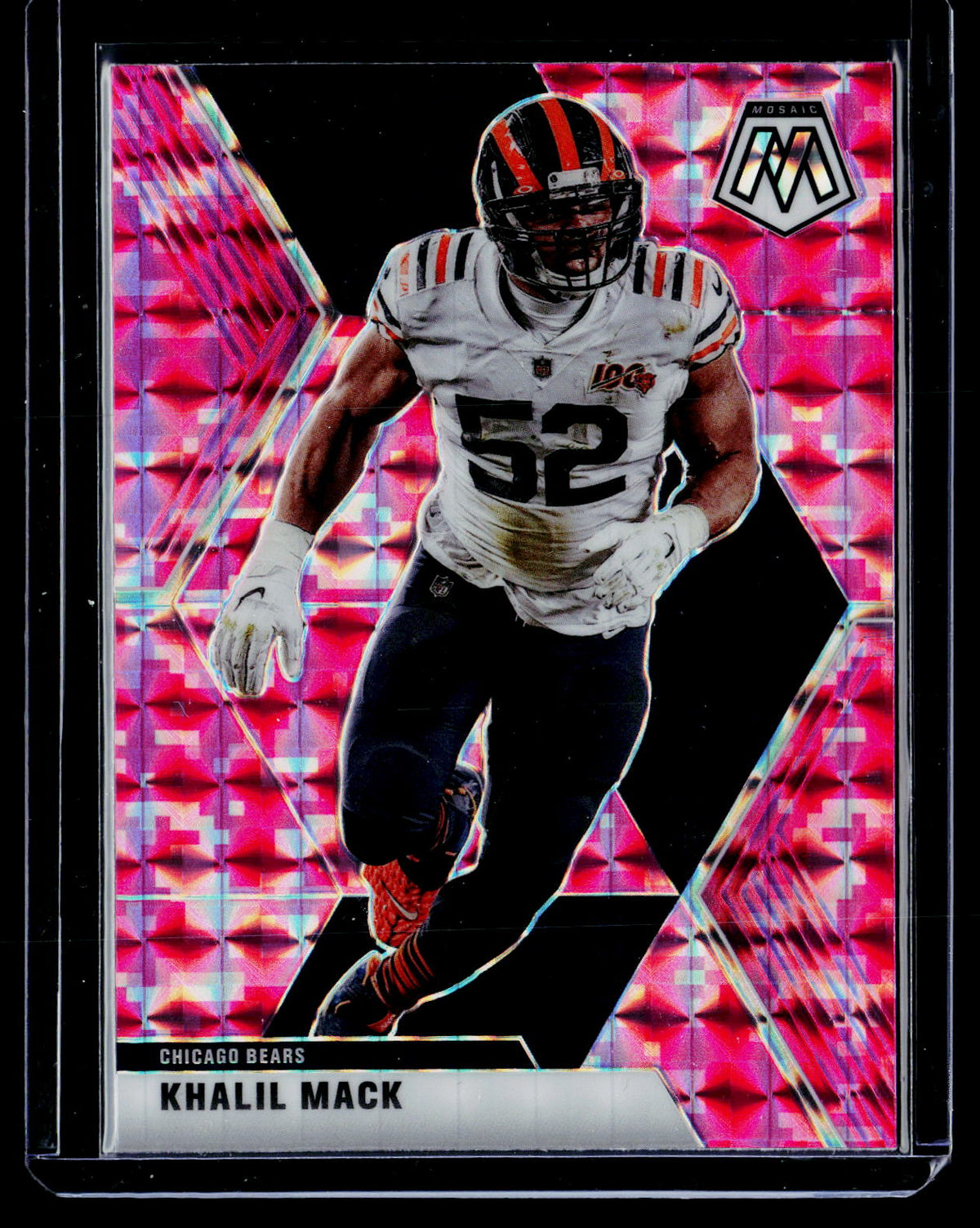 2020 Panini Mosaic Football Khalil Mack #40 Chicago Bears - front