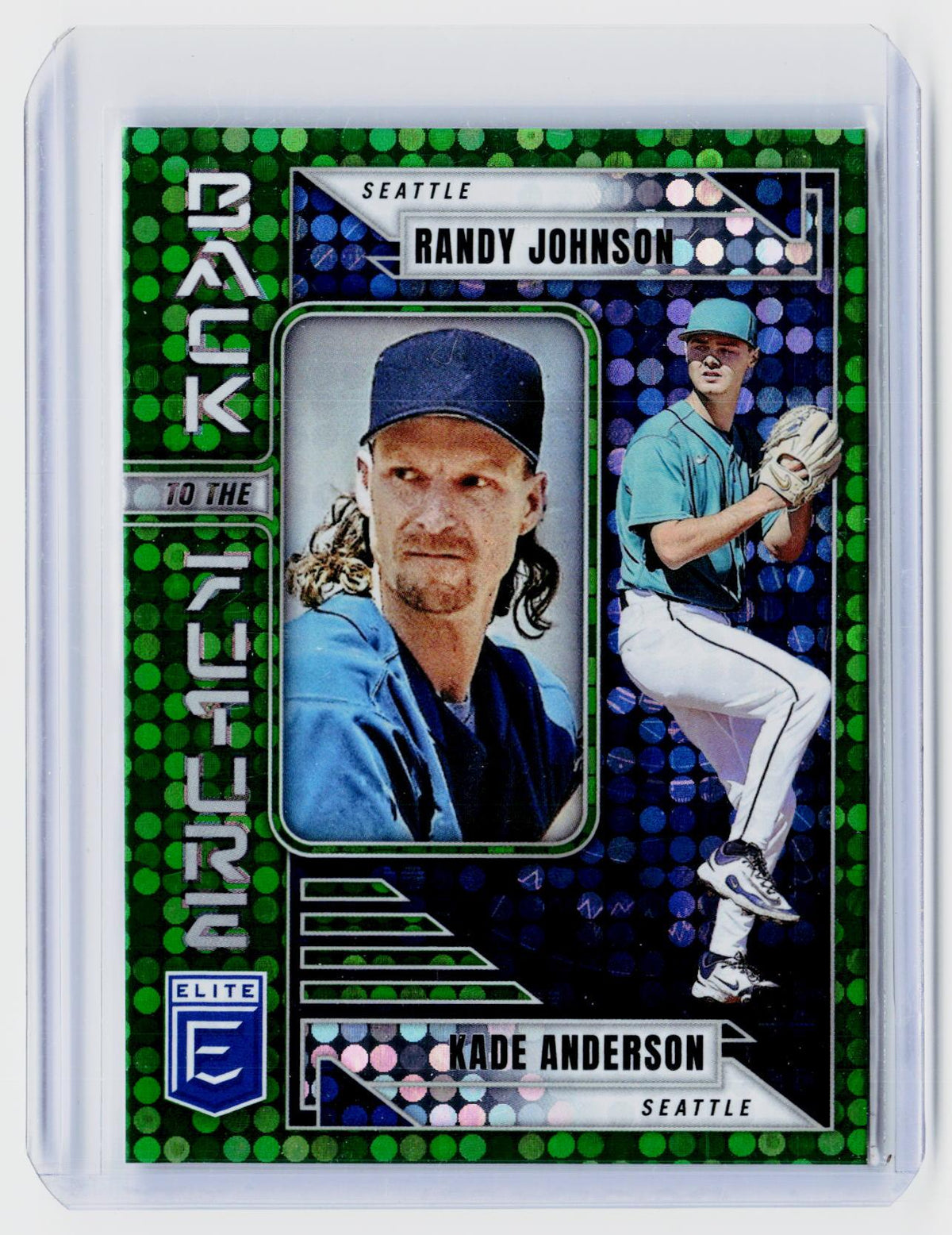 2026 Panini Donruss Elite Back to the Future Green Randy Johnson Kade Anderson #1 - front