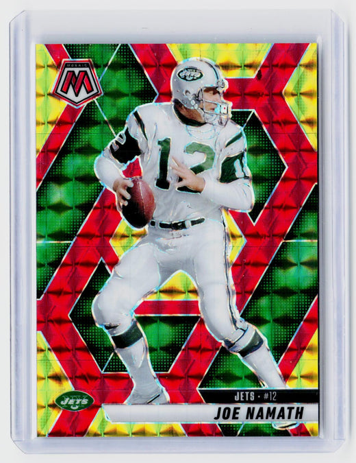 2025 Panini Mosaic Football Joe Namath Genesis #39 New York Jets - front
