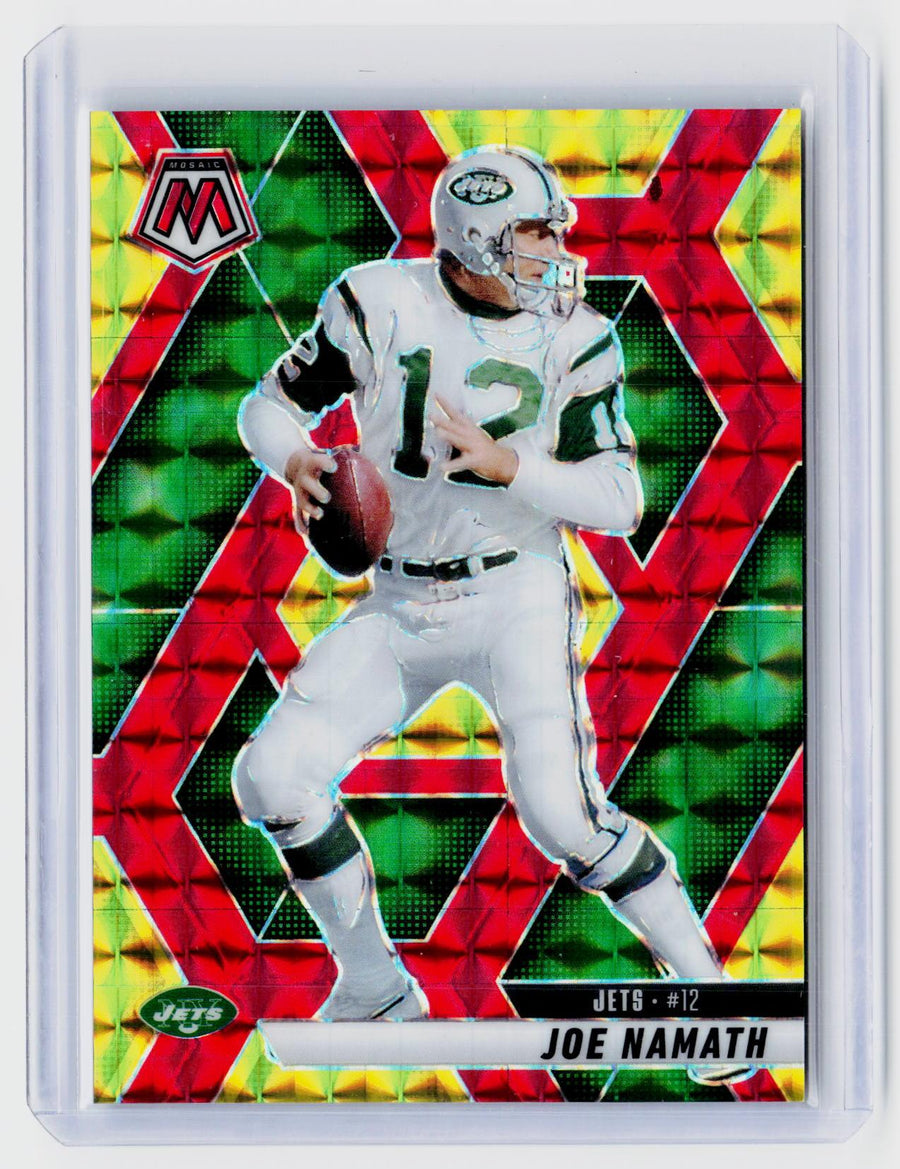 2025 Panini Mosaic Football Joe Namath Genesis #39 New York Jets - front